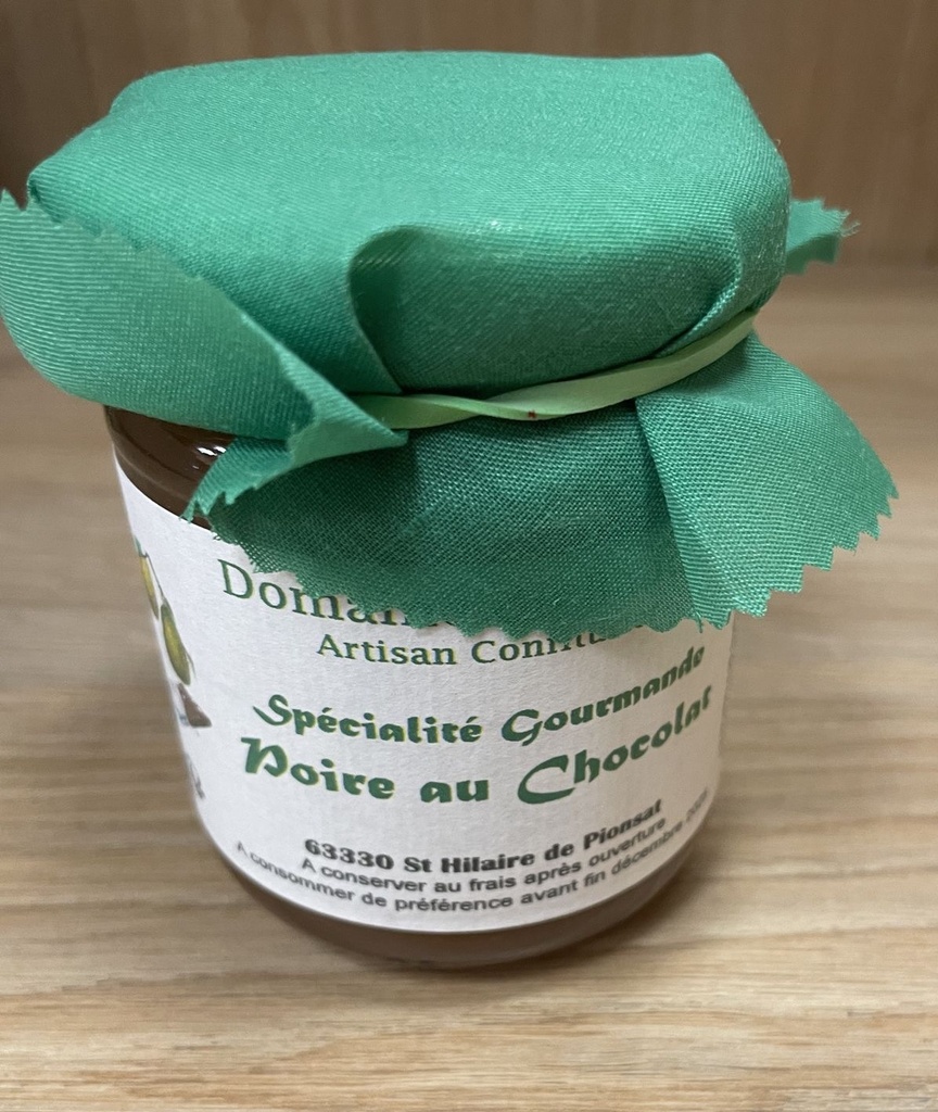 Confiture Poire au Chocolat