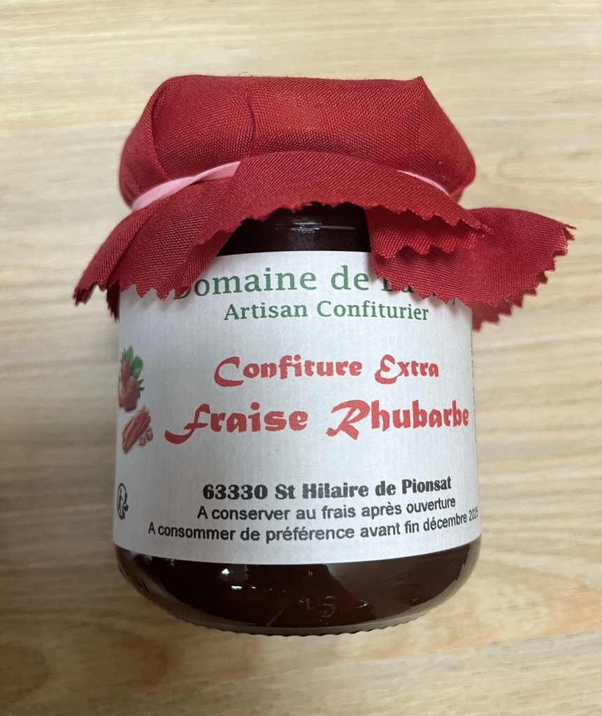 Confiture Fraise Rhubarbe