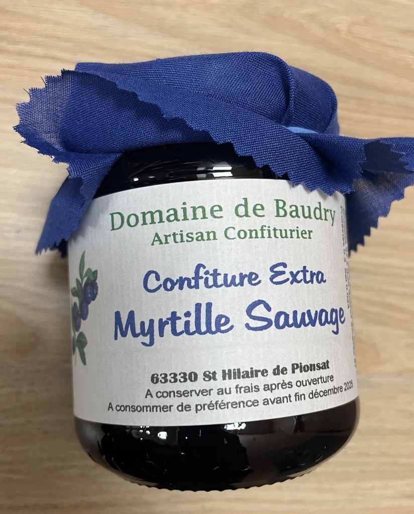 Confiture Myrtille